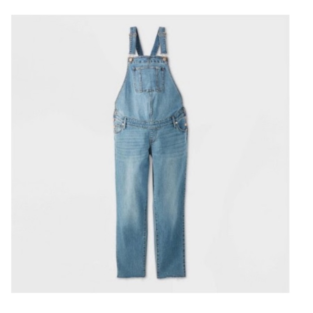Isabel Maternity by Ingrid & Isabel Blue Denim Overalls